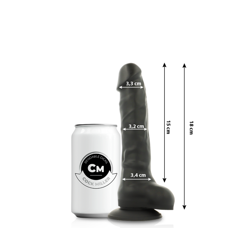 Cocksil Nero 18 cm — CockMiller