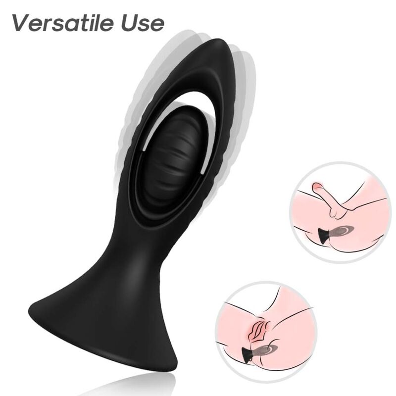 Vibratore e plug anale in silicone — Armony