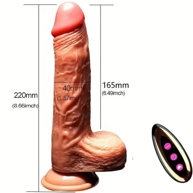 Vibratore Riscaldante con Telecomando 22 cm — Armony
