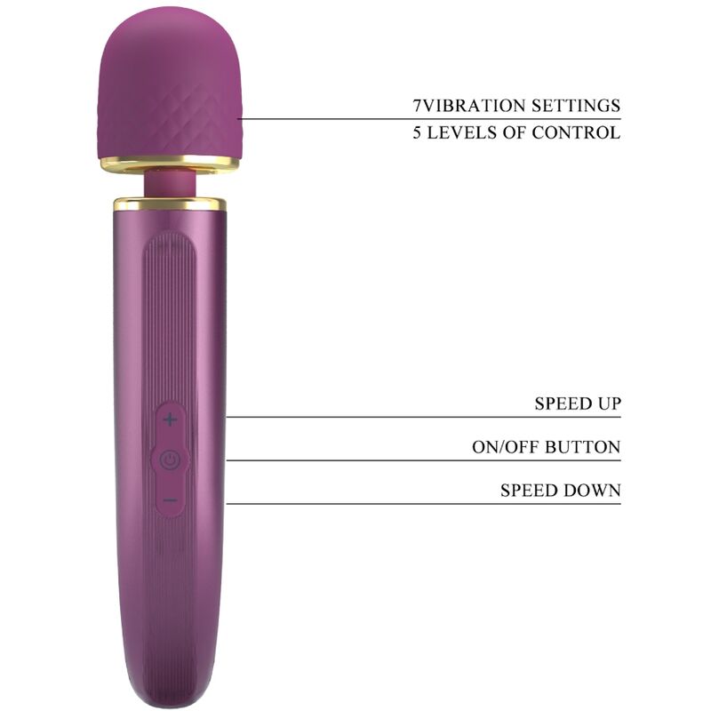 Massaggiatore a vibrazione viola — Pretty Love