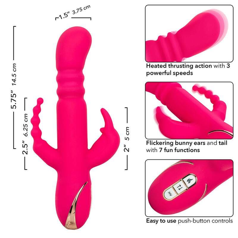 Jack Fantasy Heated Rosa — CalExotics