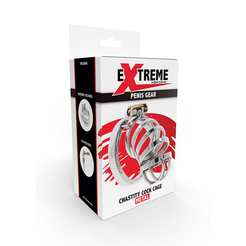 Extreme Chastity Cage Metallo — Hidden Desire