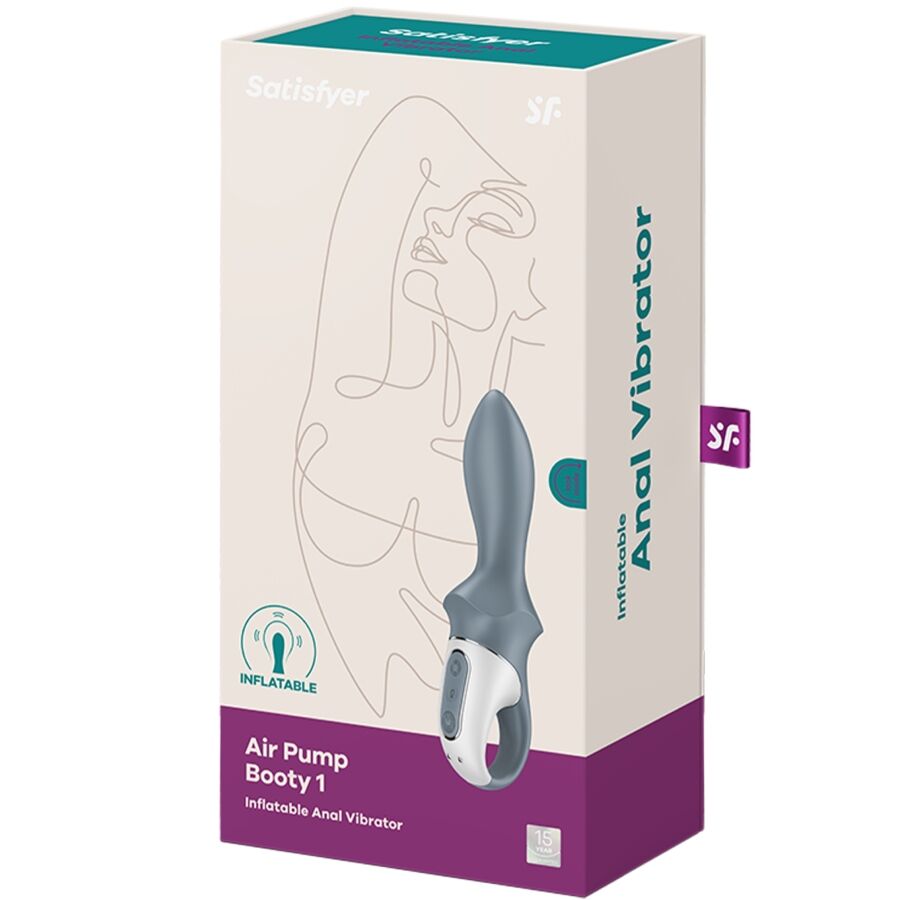 Air Pump Booty 1 Grigio — Satisfyer