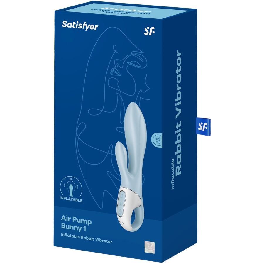 Air Pump Bunny 1 Blu — Satisfyer