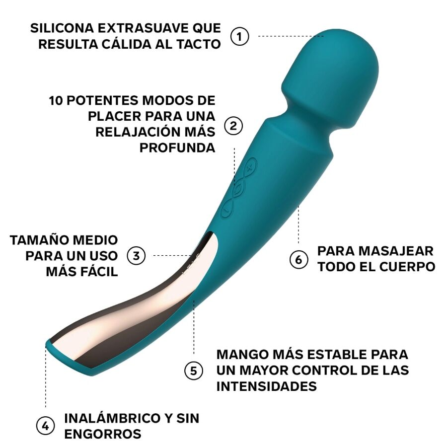 SMART WAND™ 2 Medium Aqua — LELO