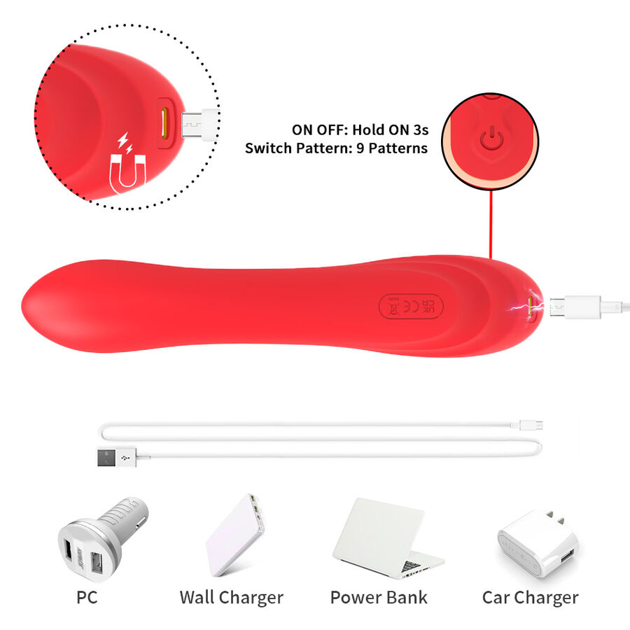 Lingua Oscillante G-Spot Rosso — ARMONY