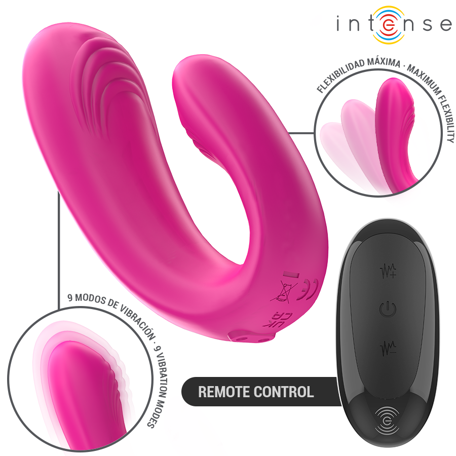 Janet Doppio Stimolatore Rosa — Intense