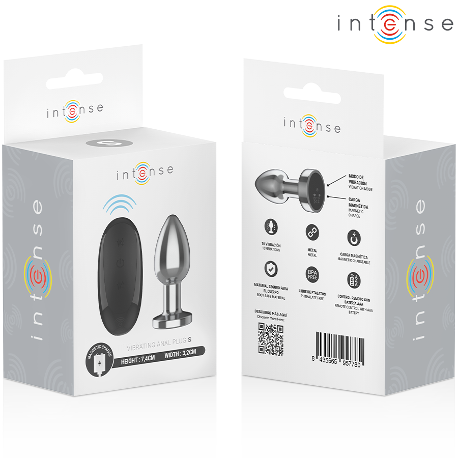 Plug Vibrante in Metallo S — Intense