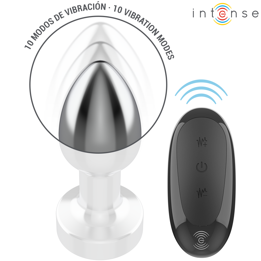 Plug Vibrante in Metallo S — Intense