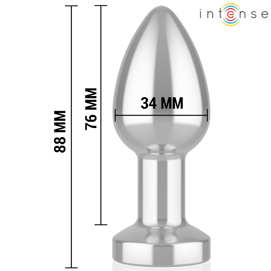 Plug Vibrante in Metallo M — Intense