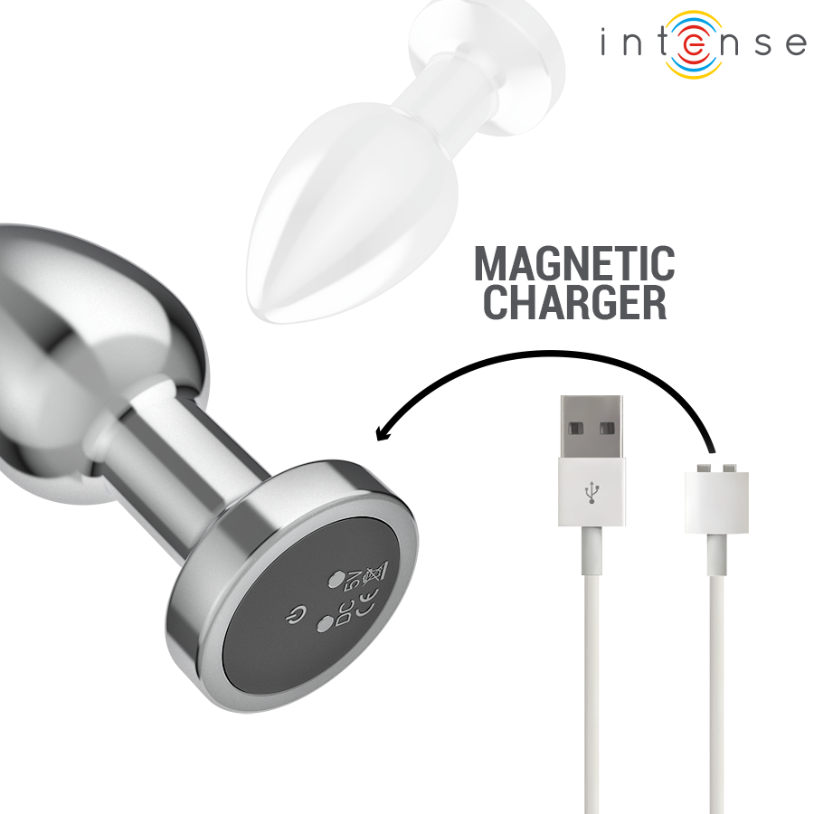 Plug Vibrante in Metallo M — Intense