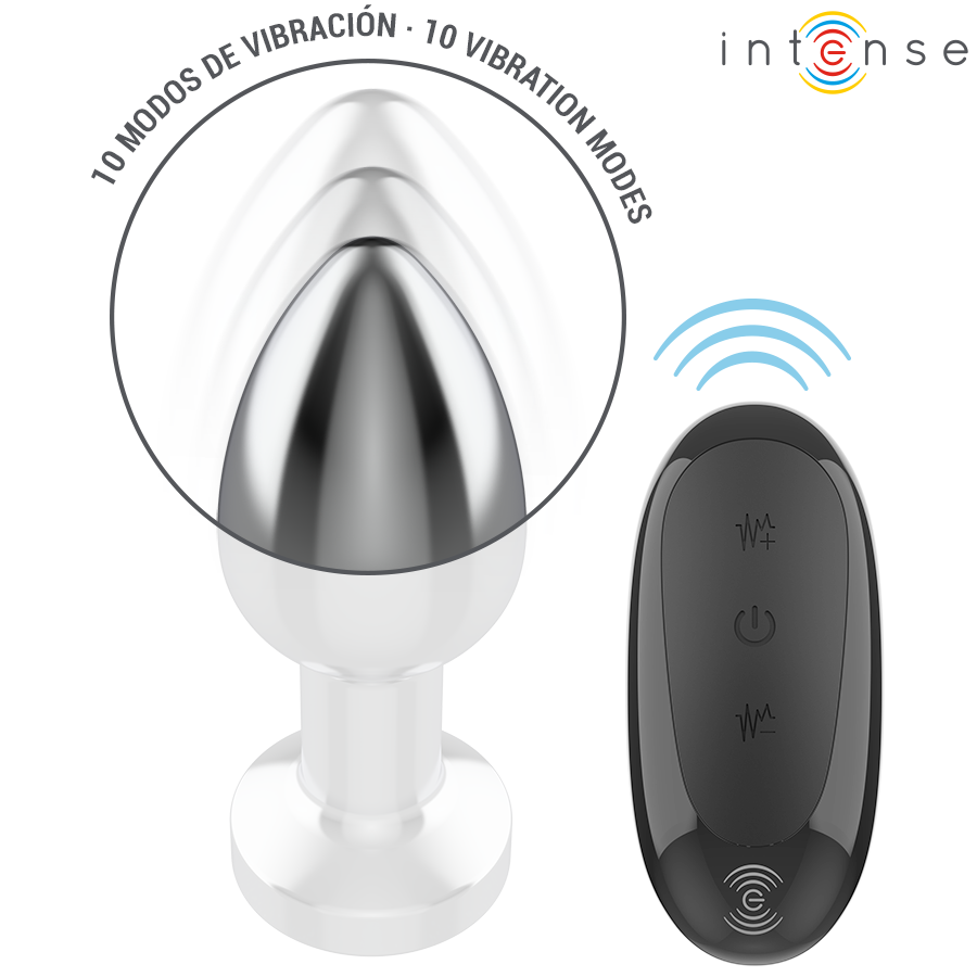 Plug Vibrante in Metallo M — Intense