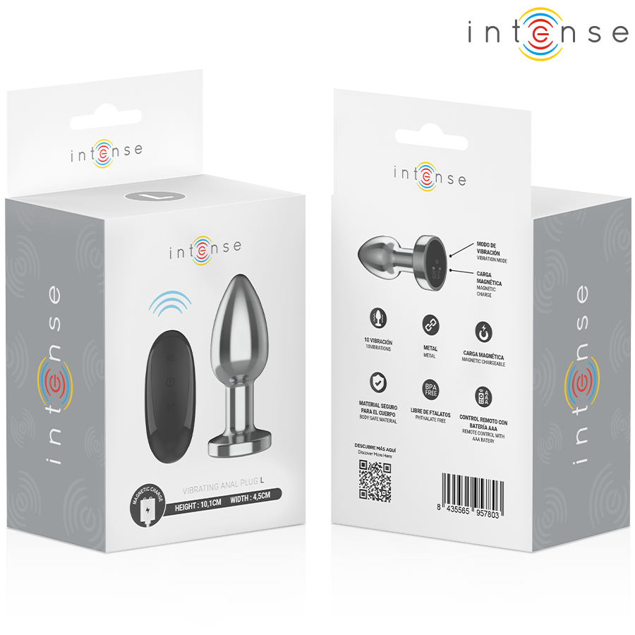 Plug Vibrante in Metallo L — Intense