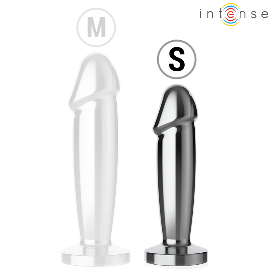 Plug Dildo Vibrante in Metallo S — Intense