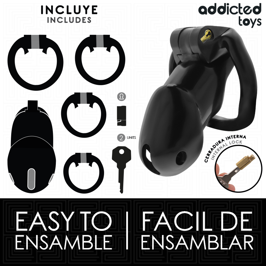 Midnight Cell Taglia L — Addicted Toys Locked