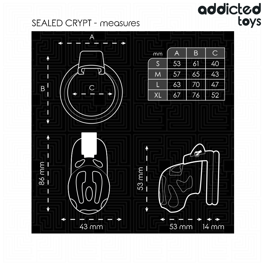 Crypt 8 cm — Addicted Toys Locked