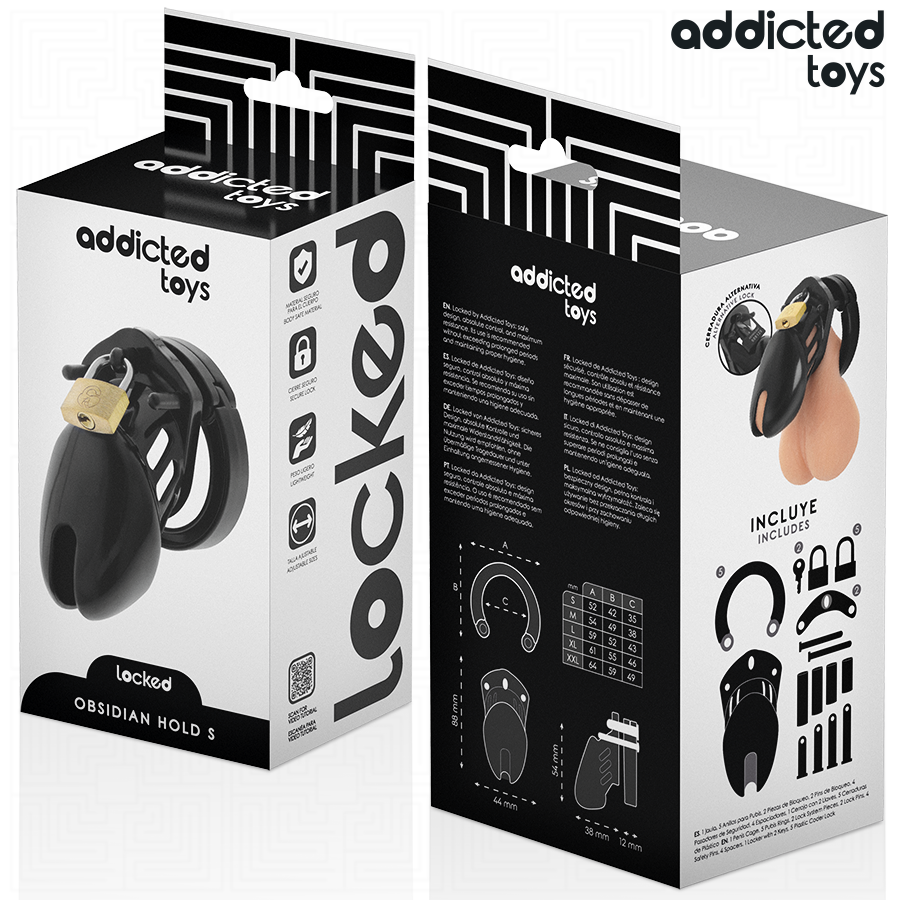 Obsidian Hold Taglia S — Addicted Toys Locked