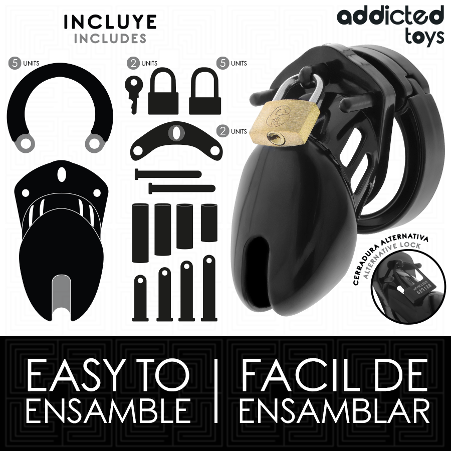 Obsidian Hold Taglia S — Addicted Toys Locked