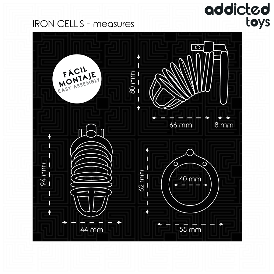 Locked Iron Cell S — Addicted Toys