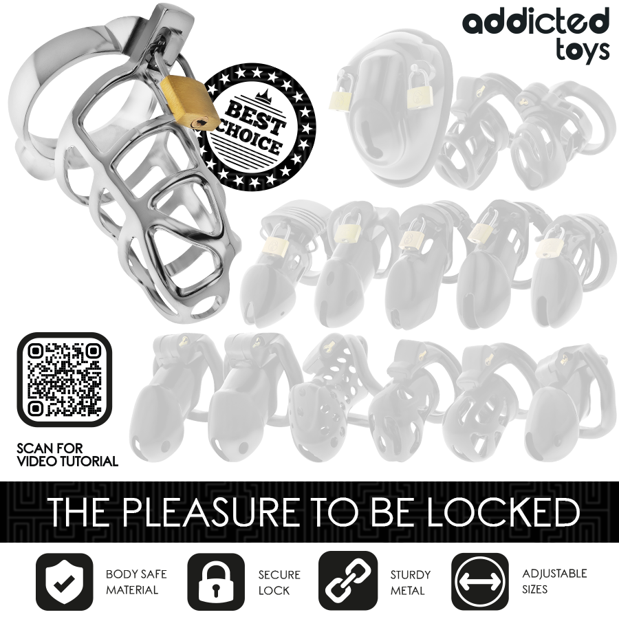 Locked Silver Lock M — Addicted Toys
