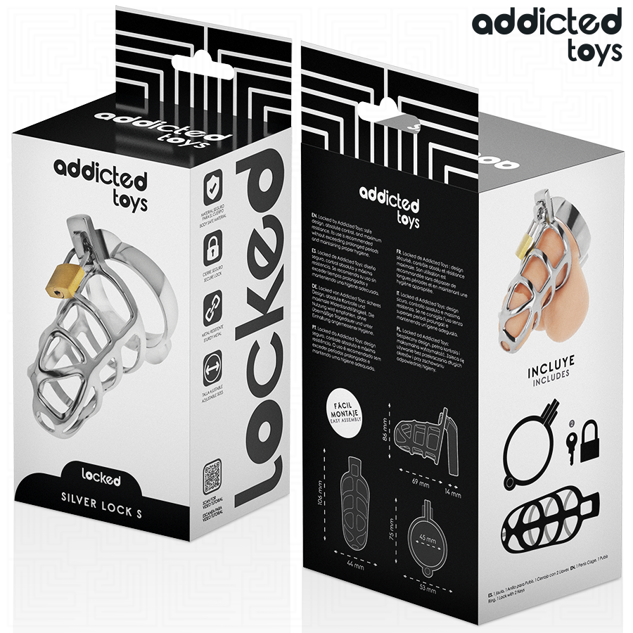 Locked Silver Lock S — Addicted Toys