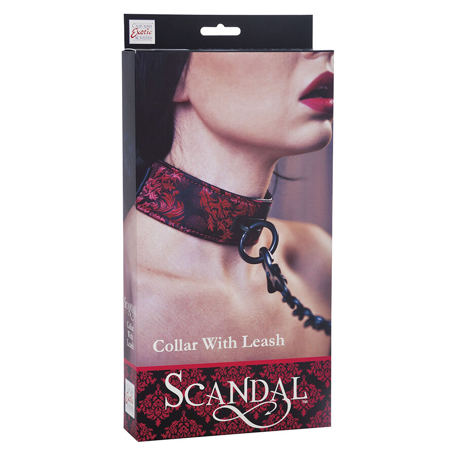 Scandal Collar with Leash — CalExotics