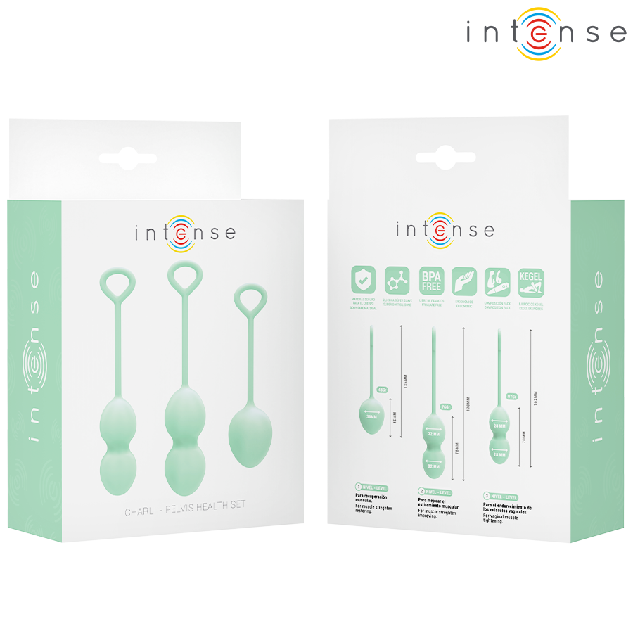 Kit Palline Kegel Charli Verde Chiaro — Intense