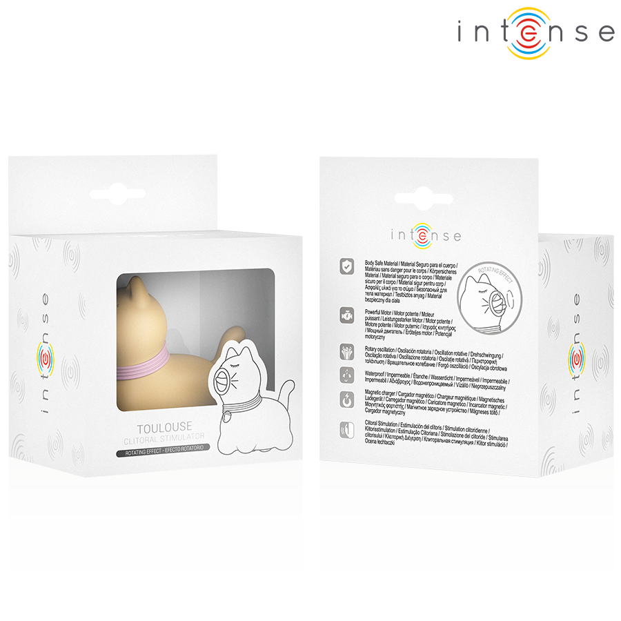 Stimolatore Lingua Rotante Tolosa Giallo — Intense