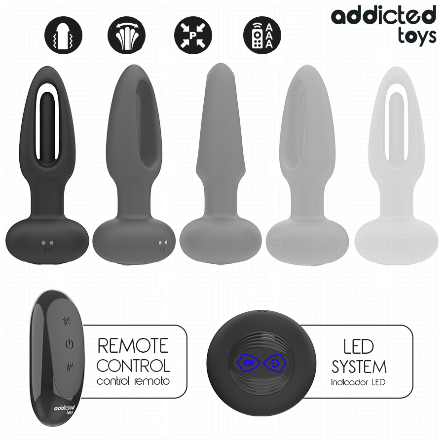 Plug Vibrante Lingua — Addicted Toys