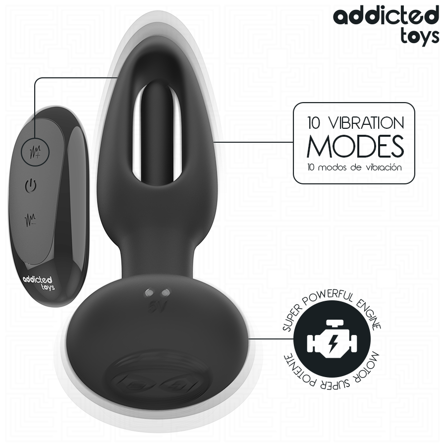 Plug Vibrante Lingua — Addicted Toys