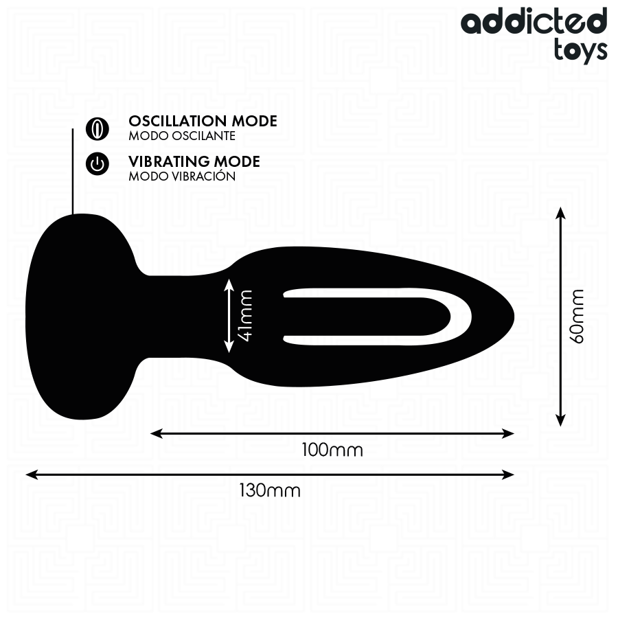 Plug Vibrante Lingua — Addicted Toys