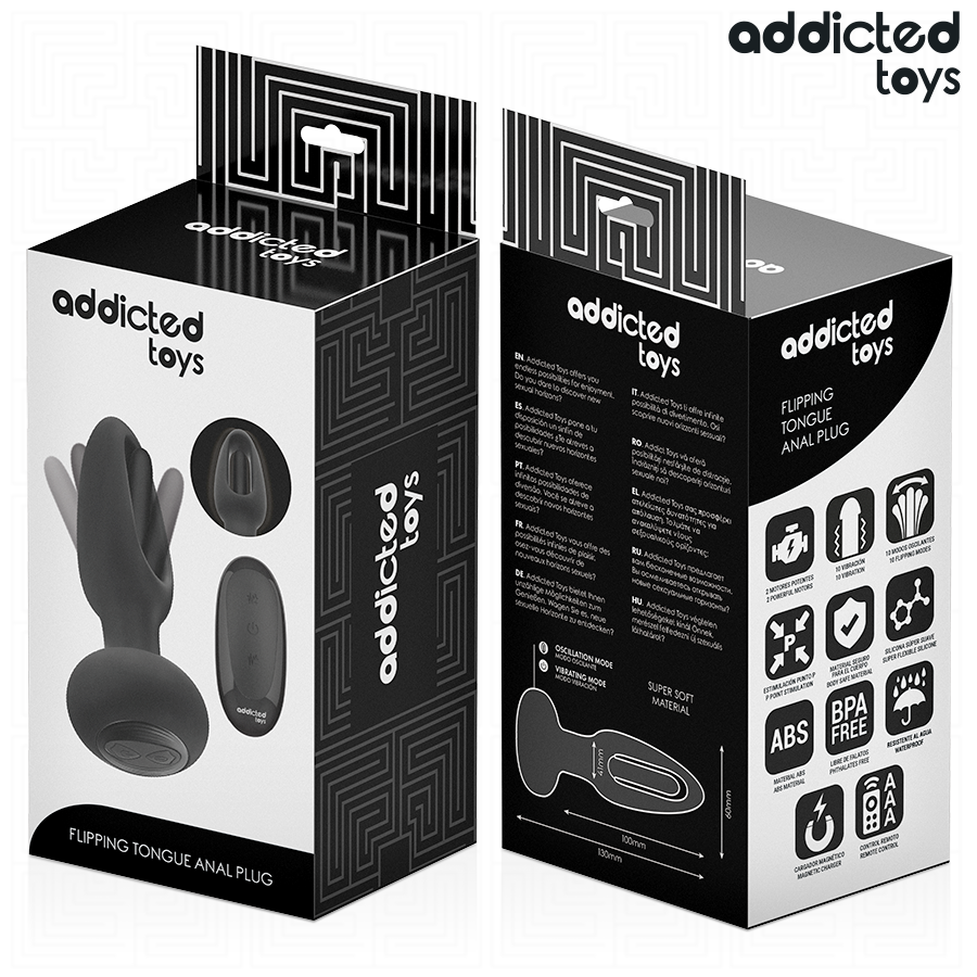Plug Vibrante Lingua — Addicted Toys