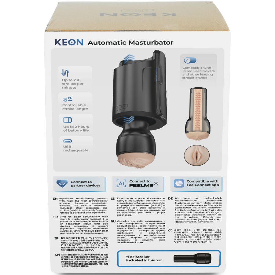 Keon WiFi + Feel Stroker — Kiiroo