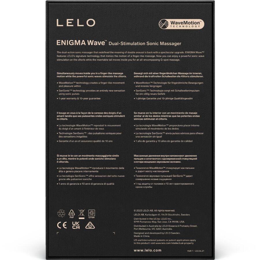 ENIGMA Wave™ Nero — LELO