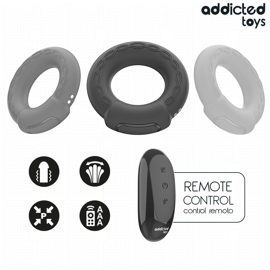 Anello Vibrante con Effetto Riscaldante — Addicted Toys