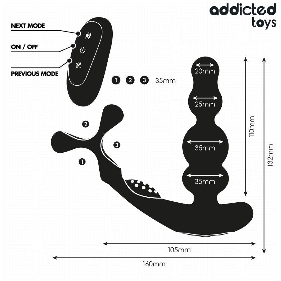 Massaggiatore Prostatico Rotante — Addicted Toys