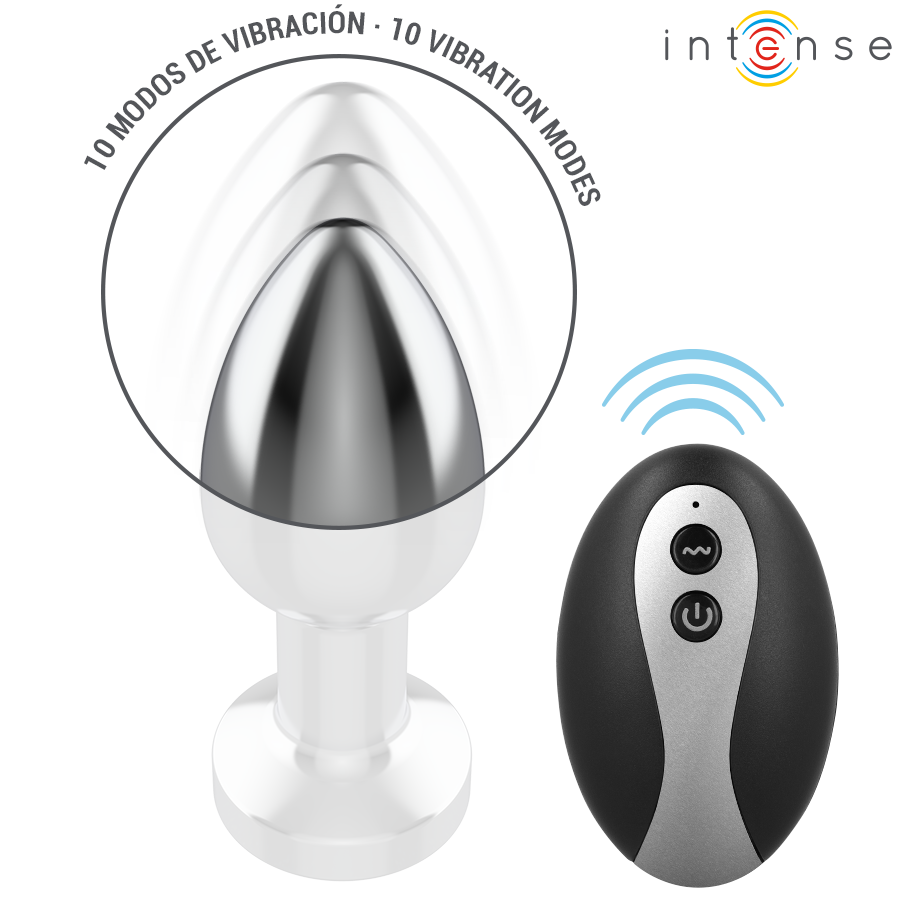 Plug Anale LED con Telecomando S — Intense