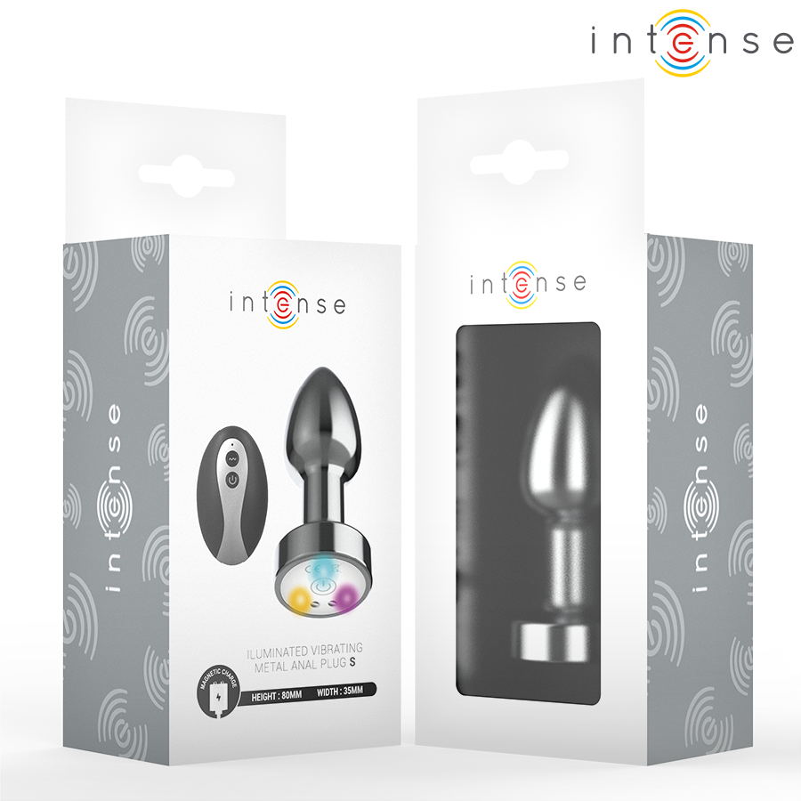 Plug Anale LED con Telecomando S — Intense