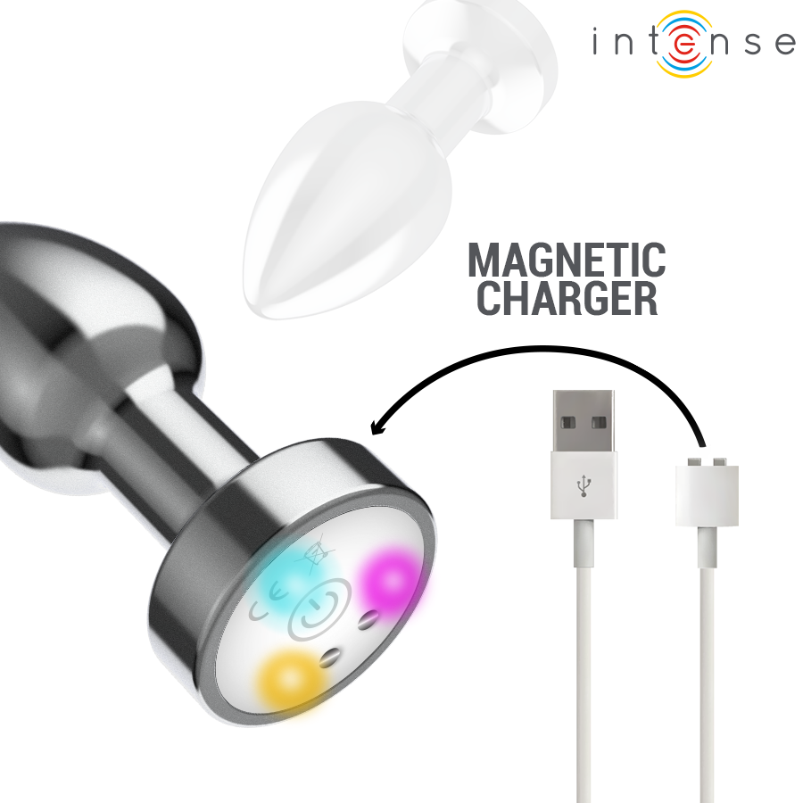 Plug Anale LED con Telecomando M — Intense