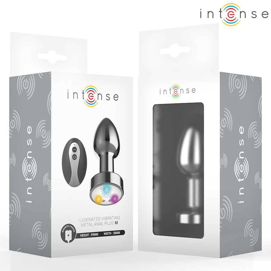 Plug Anale LED con Telecomando M — Intense