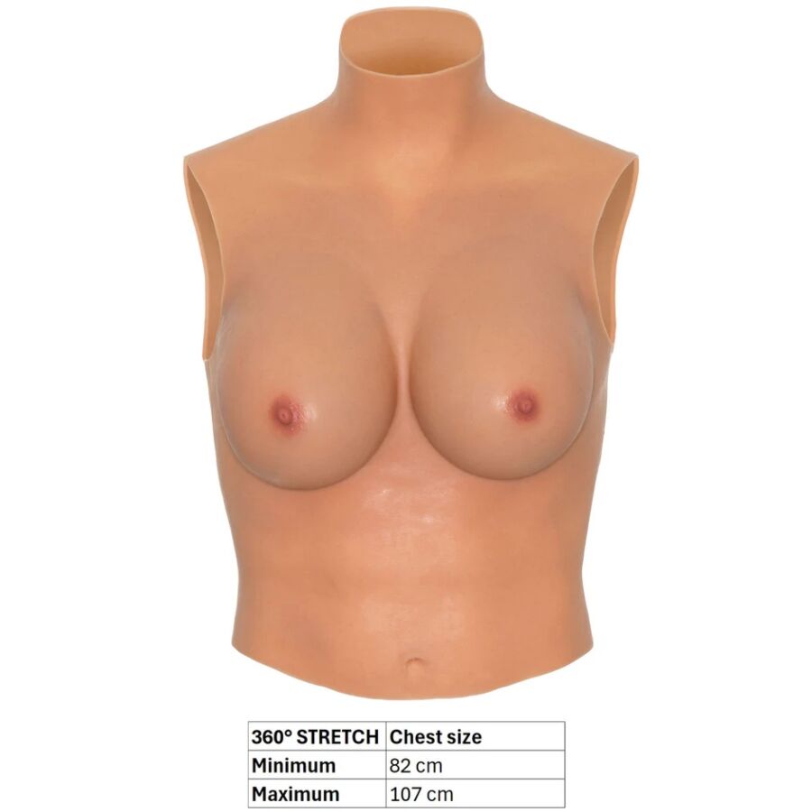 Alter Ego High Neck Breast Top Coppa D — Hidden Desire