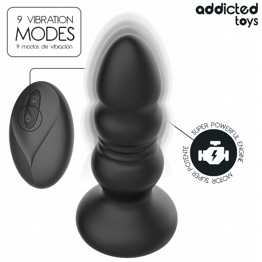 Plug Anale LED Vibrante — Addicted Toys
