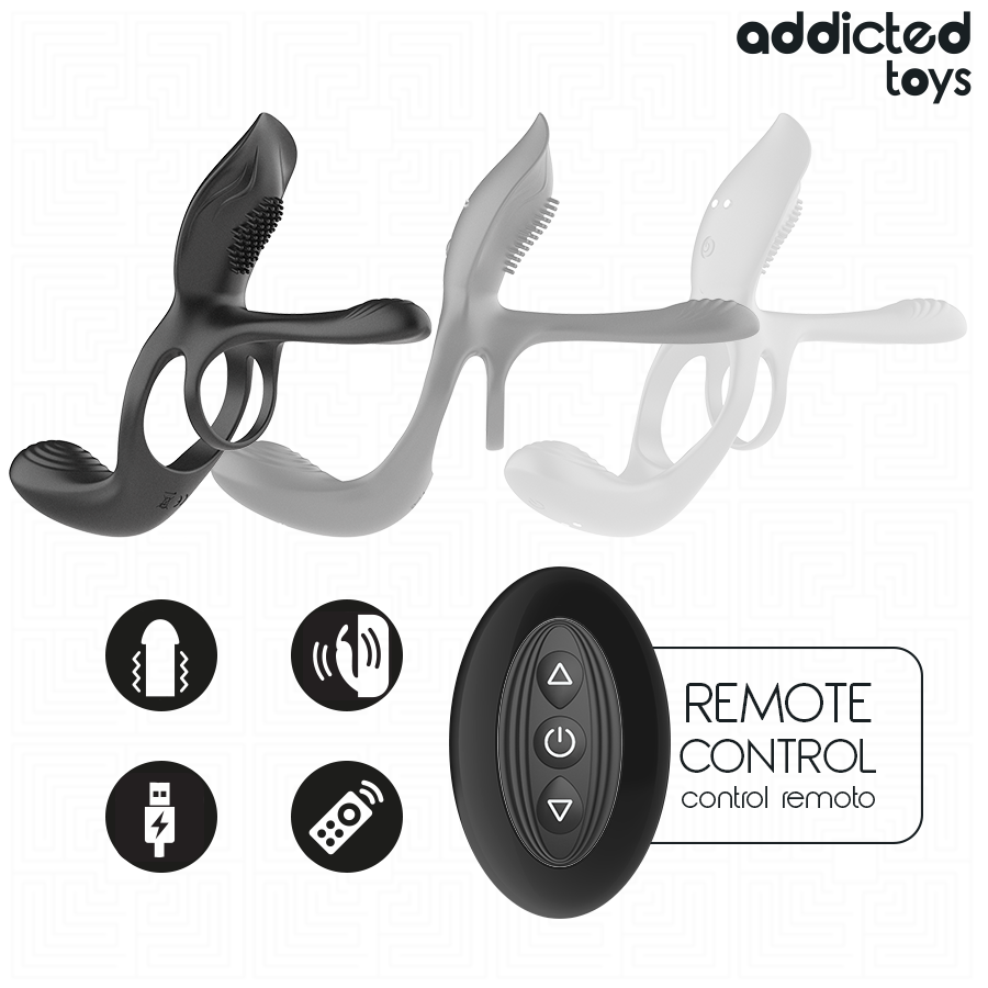 Anello Doppio Coppia — Addicted Toys