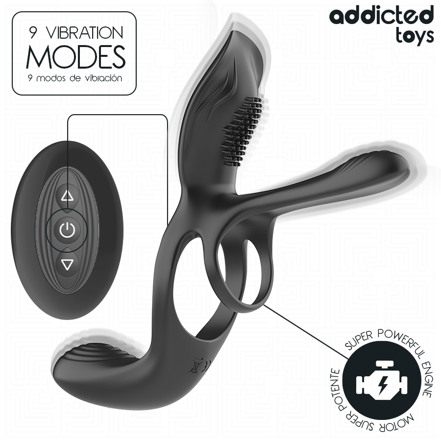 Anello Doppio Coppia — Addicted Toys