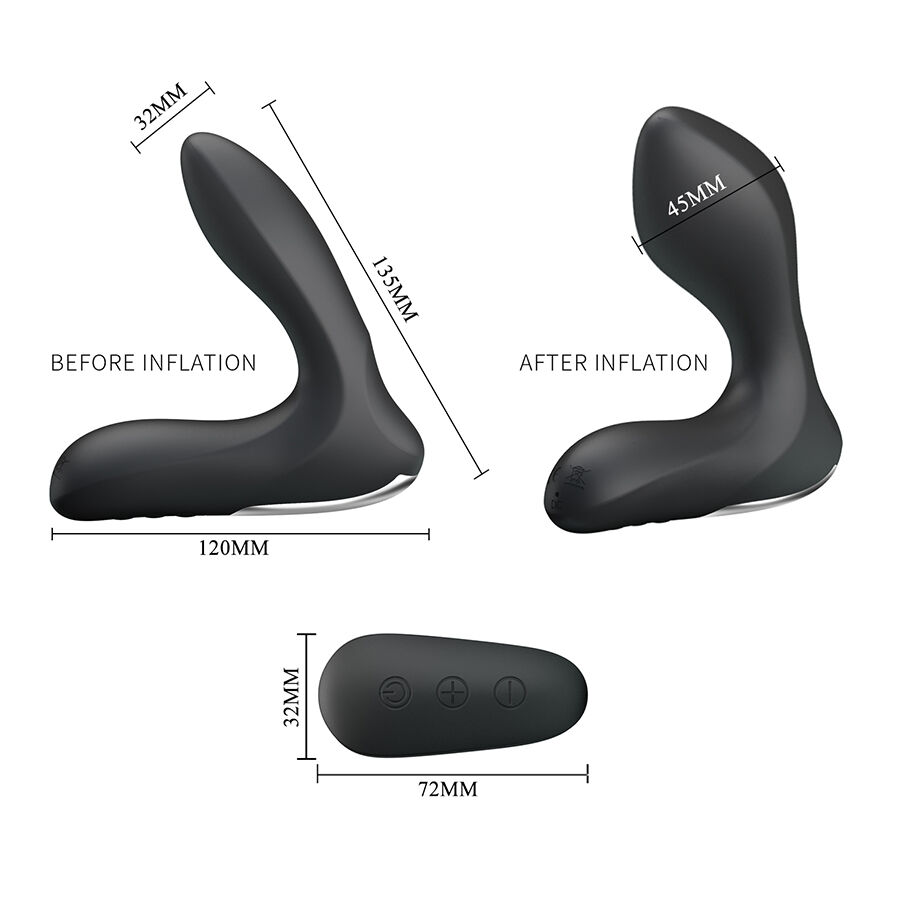 Plug Prostatico Gonfiabile con Telecomando — MR Play