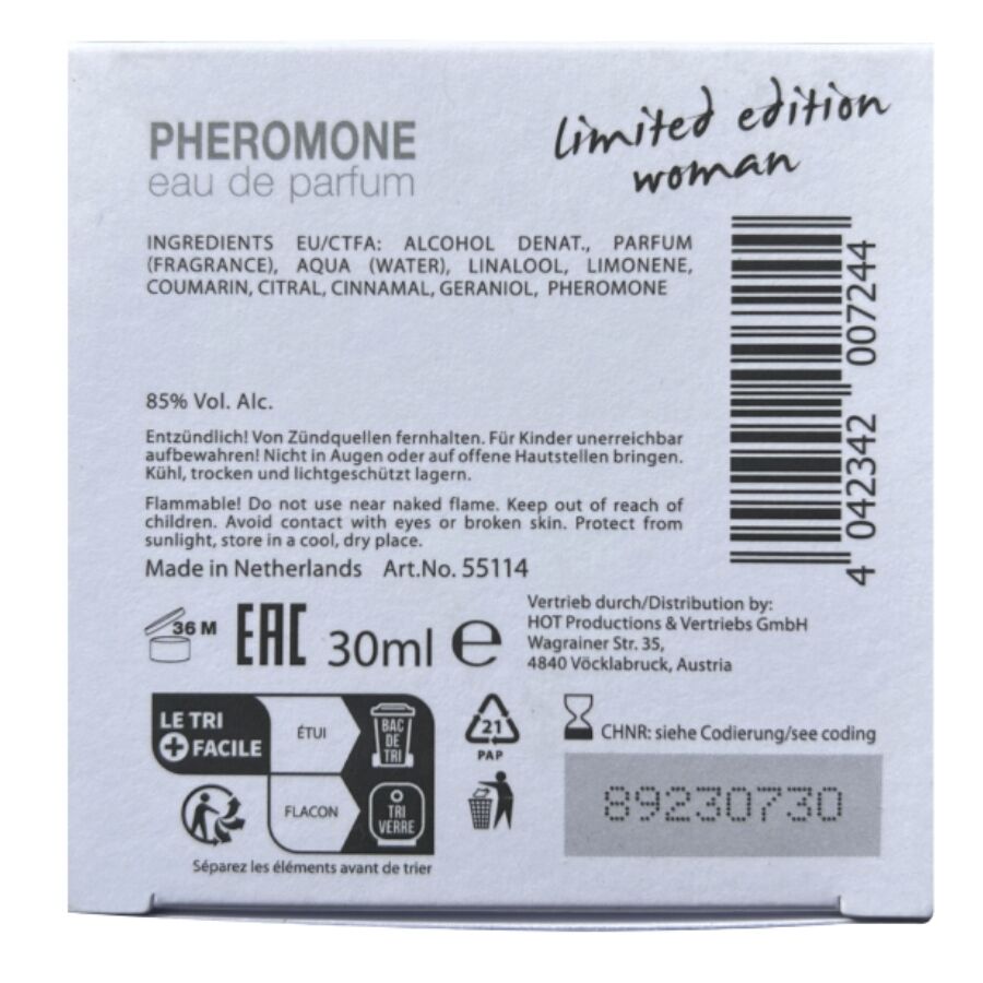 Pheromone Parfum Dubai Edizione Limitata Donna — HOT