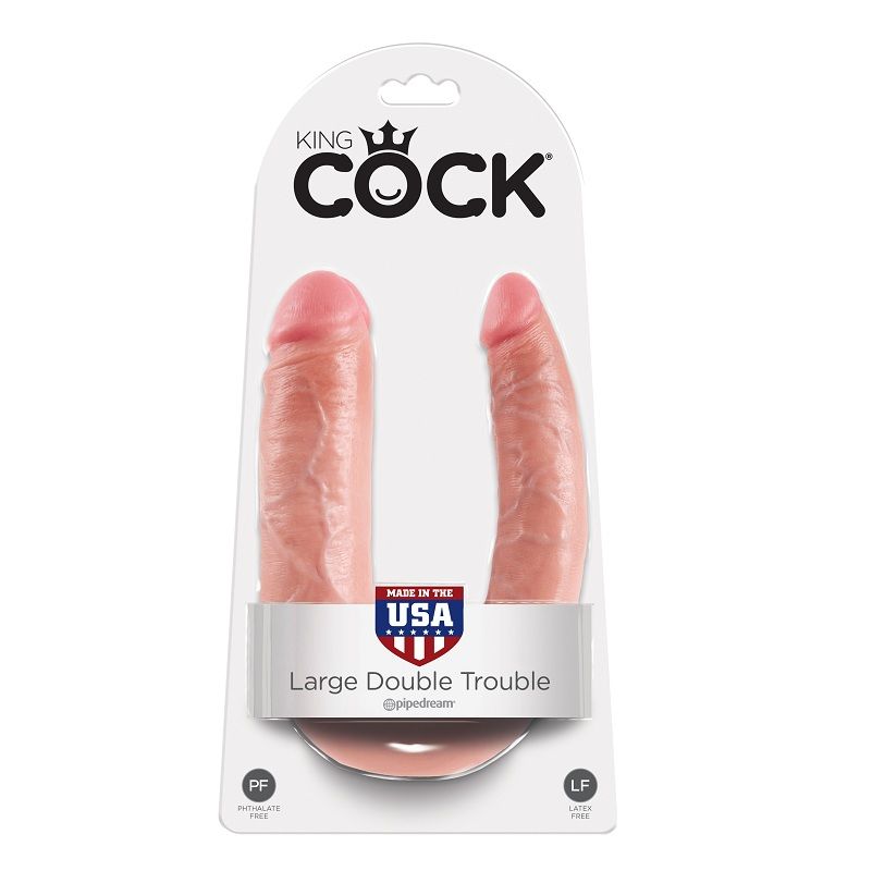 King Cock Double Trouble U Grande Flesh — Pipedream