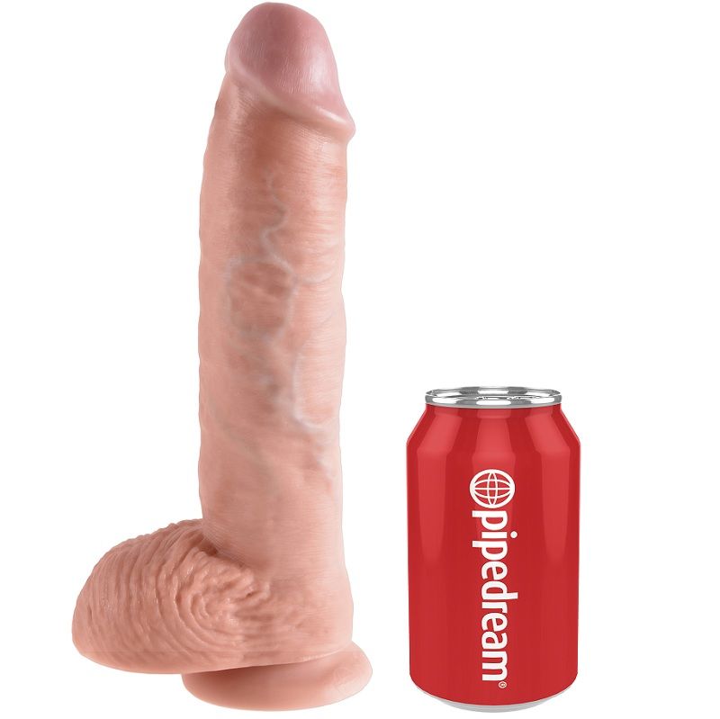 King Cock 25,4 cm Flesh con Sfere — Pipedream