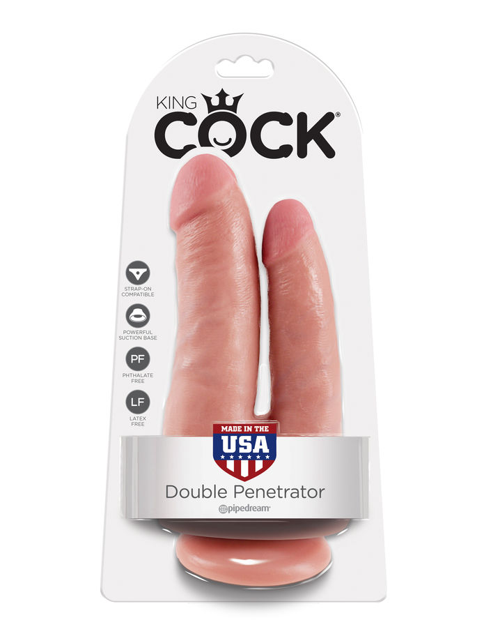 King Cock Doppio Penetratore Carne — Pipedream