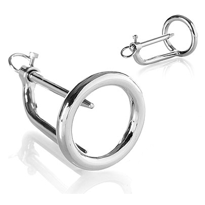 Anello per glande con plug uretrale — Metal Hard